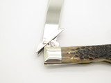 2003 Case XX Ruger 6111 1/2 Jigged Bone Cheetah Swing Guard Folding Pocket Knife
