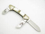 Vtg '80s Parker Custom Seki Japan Mop Pearl Canoe Excalibur Folding Pocket Knife