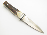 Vintage 1980s Frost Cutlery Tak Fukuta Seki Japan Stag Fixed Blade Dagger Knife
