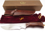 Vintage 1970s Colt U1010 Sheffield England Fixed Blade Hunting Bowie Knife