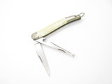 Vintage 1960s Seki Japan 4.75" White Handle Fishing Folding Pocket Knife