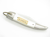 Vintage 1960s P-680/B Seki Japan 4" White Synthetic Handle Folding Pocket Knife