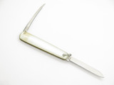 Vintage 60s Swan Seki Japan 3.12" Stainless Synthetic White Folding Pocket Knife
