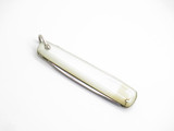 Vintage 60s Swan Seki Japan 3.12" Stainless Synthetic White Folding Pocket Knife