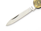 Vtg 70s P-575/E Rostfrei Seki Japan Brass Gentleman Lobster Folding Pocket Knife