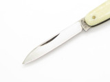 Vintage '60s Swan Seki Japan 3.25" Stainless Steel White Folding Pocket Knife