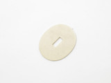 Lot 18 - Japan White Black Synthetic Spacer Fixed Blade Knife Handle Making Part