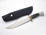 Vintage 1980s Fukuta Original Bowie Prototype 8" Blade Fixed Hunting Knife