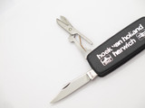 Vintage 1970s AAS Rostfrei Seki Japan 2.75" Stainless Black Folding Pocket Knife