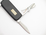 Vintage 1970s AAS Rostfrei Seki Japan 2.75" Stainless Black Folding Pocket Knife
