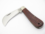Vtg 10 Dot 1980 Case XX 61011 Hawkbill Pruner Folding Pocket Knife