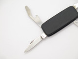 Vintage 1960s Rostfrei Seki Japan 2.75" Stainless Black Folding Pocket Knife