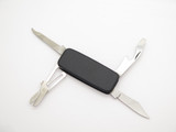 Vintage 1960s Rostfrei Seki Japan 2.75" Stainless Black Folding Pocket Knife
