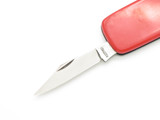 Vtg 70s P-809/2 Rostfrei Red Seki Japan 2.75" Lobster Folding Pocket Knife