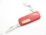 Vtg 70s P-809/2 Rostfrei Seki Japan 2.75" Lobster Red Folding Pocket Knife