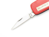 Vtg 70s P-809/2 Rostfrei Seki Japan 2.75" Lobster Red Folding Pocket Knife