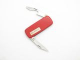 Vtg 70s P-809/2 Rostfrei Seki Japan 2.75" Lobster Red Folding Pocket Knife
