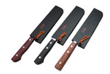 Kanetsune Seki Japan KC-634 165mm Wood Fixed Usubagata Kitchen Knife Sheath