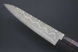 Kanetsune Japan KC-842 Namishibuki Kiritsuke-Gyutou 210mm Damascus Kitchen Knife