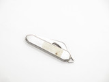 Vintage 1970s Seki Japan 2.5" Stainless Steel Handle Small Folding Pocket Knife