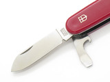 Vintage 1970s Seki Japan 3.625" Red Multi Tool Folding Pocket Camp Knife
