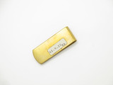 Vintage 1970s 61. 9. 22. KK Seki Japan Small Slim 2.25" Metal Money Clip