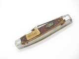 Vintage 1960s Prototype K-405 Jigged Bone Seki Japan 3.87" Folding Pocket Knife