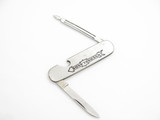 Vtg 1970s Kvernelands Bottle Opener Seki Japan 3" Stainless Folding Pocket Knife