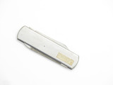 Vtg 1970s Carlsberg Seki Japan 2.5" Stainless Steel Handle Folding Pocket Knife