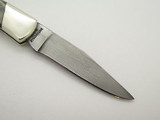 Vtg Parker Edwards Jacksonville Damascus Stag Handle Folding Pocket Knife