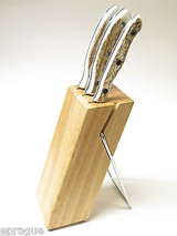 Buck 0930EKS3 930 Elk Stag Antler Kitchen 3 Knife Cutlery Set Chef Slicer Paring