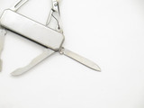 Vintage 70s Arthur Salm AS Seki Japan 2.37" Stainless Folding Multi Tool Knife