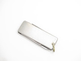 Vtg 1970s C-V Seki Japan 2.12" Small Stainless Folding Pocket Knife Scissors