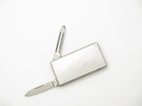 Vtg 1970s P-658/S Seki Japan 2" Small Stainless Folding Money Clip Pocket Knife