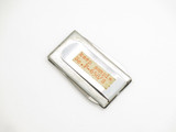 Vtg 1970s P-658/S Seki Japan 2" Small Stainless Folding Money Clip Pocket Knife