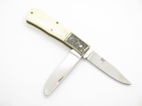 Vintage 1980s Seki Japan Cape Hatteras Lighthouse Scrimshaw Folding Pocket Knife