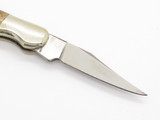 Vintage 1980s Frost Seki Japan Miniature Bone 2.25" Lockback Folding Pocket Knife