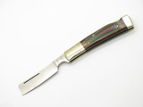 Vtg 1980s Frost Razor Seki Japan Wood 4" Handle Lockback Folding Pocket Knife