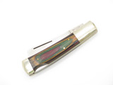 Vtg 1980s Frost Razor Seki Japan Wood 4" Handle Lockback Folding Pocket Knife