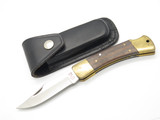 Vintage 80s Ruko 2000 Seki Japan 4.75" Wood Handle Lockback Folding Pocket Knife