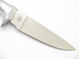 Vintage 1970s Seki Japan Wood Handle 8" Fixed Hunting Knife & Leather Sheath