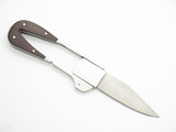 Vintage 70s Mountain Forge 00412 Micarta USA 4.5" Side Lock Folding Pocket Knife