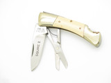 Vintage 80s Explorer 11-392 Seizo Imai Seki Japan Micarta Lockback 2.75" Knife