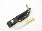 Vintage Miniature Seki Japan 3.12" Metal Stainless Fingernail File Fixed Knife