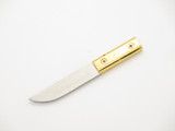 Vintage Miniature Seki Japan 3.12" Metal Stainless Fingernail File Fixed Knife