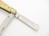Vintage 1980s Frost Seki Japan 3.7" Bone Handle Folding Pocket Knife *Unfinished