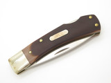 Vtg 1980s Schrade USA 5OT Bruin Old Timer Delrin Folding Lockback Pocket Knife