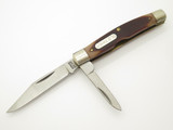 Vtg 1980s Schrade USA 33OT Jack Old Timer Folding 2 Blade Pocket Knife