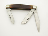 Vtg 1980s Schrade USA 34OT Old Timer Stockman Folding 3 Blade Pocket Knife