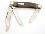 Vtg '80s Schrade USA 89OT Old Timer Blazer Stockman Folding 3 Blade Pocket Knife